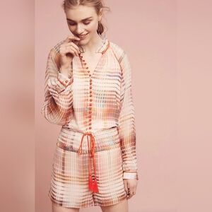 Adelyn Rae Multicolor Striped Romper